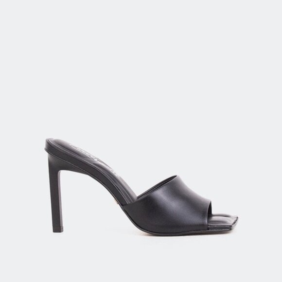 L’INTERVALLE Sosua, Black Leather/Cuir Noir 6 37 Brazil - Picture 1 of 12